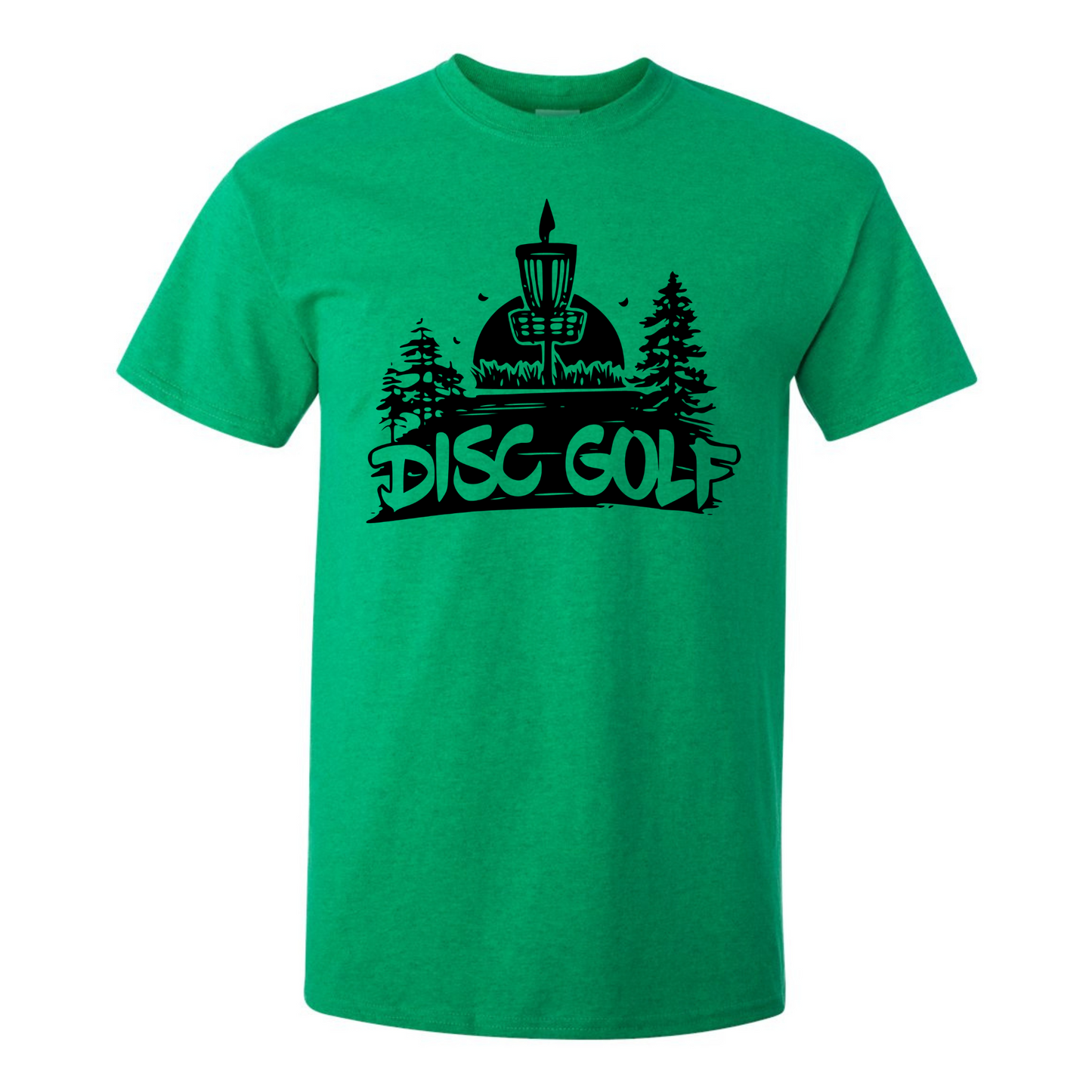 Disc Golf T Shirt DISCGOLF SUNSET Discgolfer Discgolfing Shirt