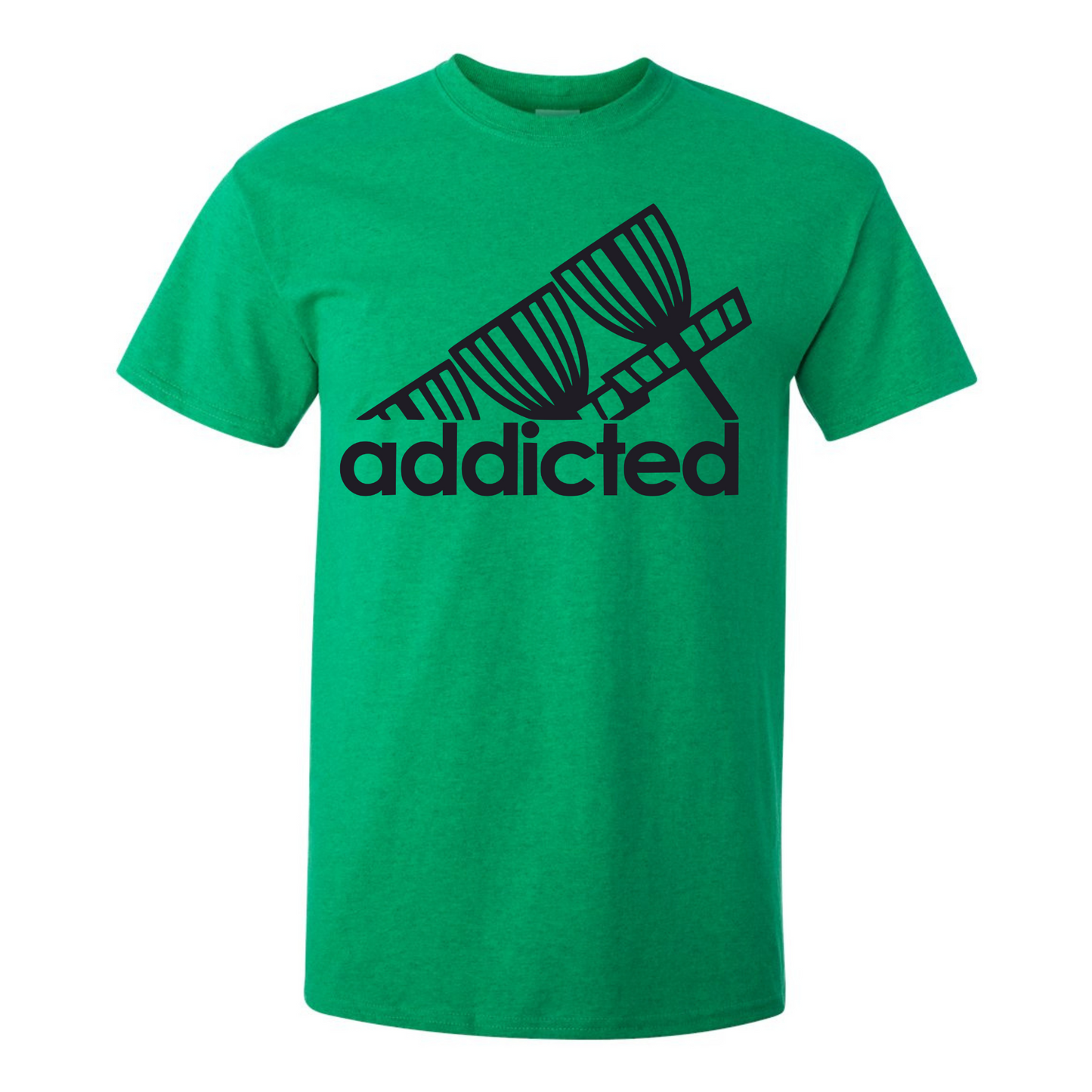 Disc Golf T Shirt ADDICTED Discgolfer Discgolfing Shirt