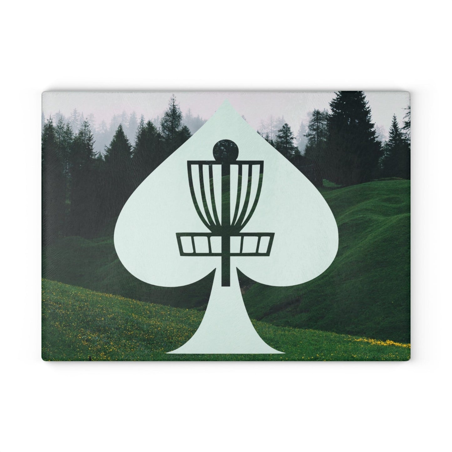 Disc Golf Aces Glass Cutting Board Discgolf Discgolfer Gift
