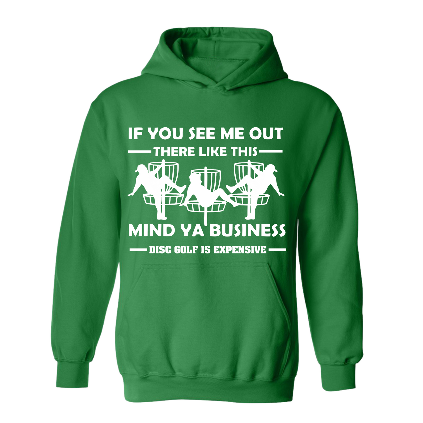 Disc Golf Hoodie Discgolf Is Expensive Funny Man Stripper Mens Sweatshirt