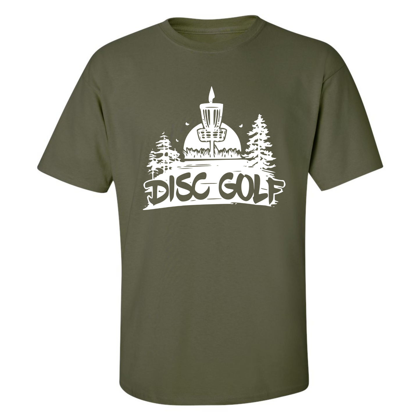 Disc Golf T Shirt DISCGOLF SUNSET Discgolfer Discgolfing Shirt