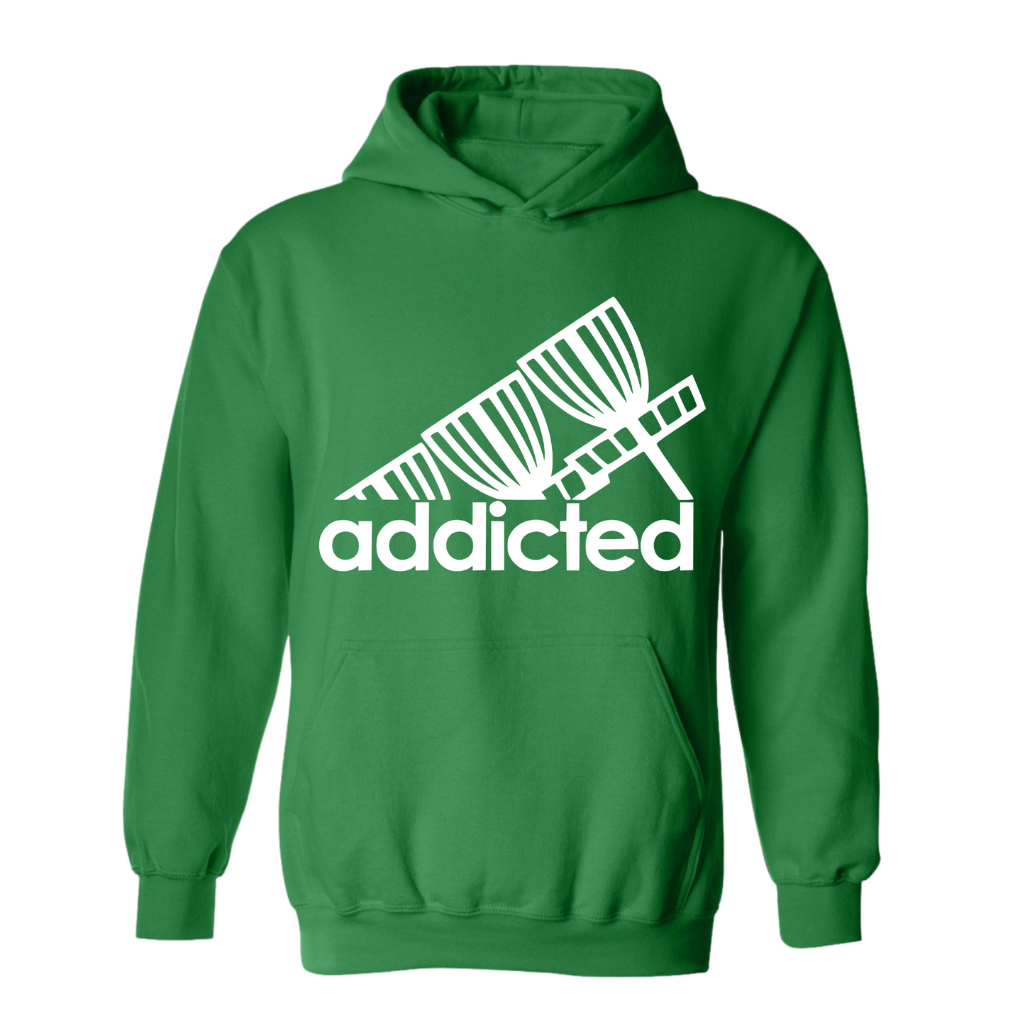 Disc Golf Hoodie Addicted Discgolfer Discgolfing Athletic Sweatshirt