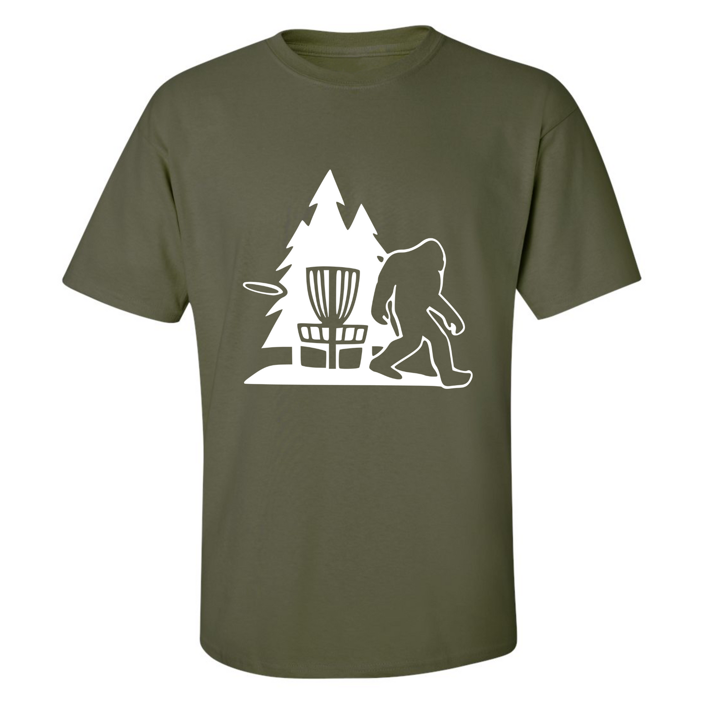 Disc Golf T Shirt SASQUATCH BASKET Discgolfer Discgolfing Shirt