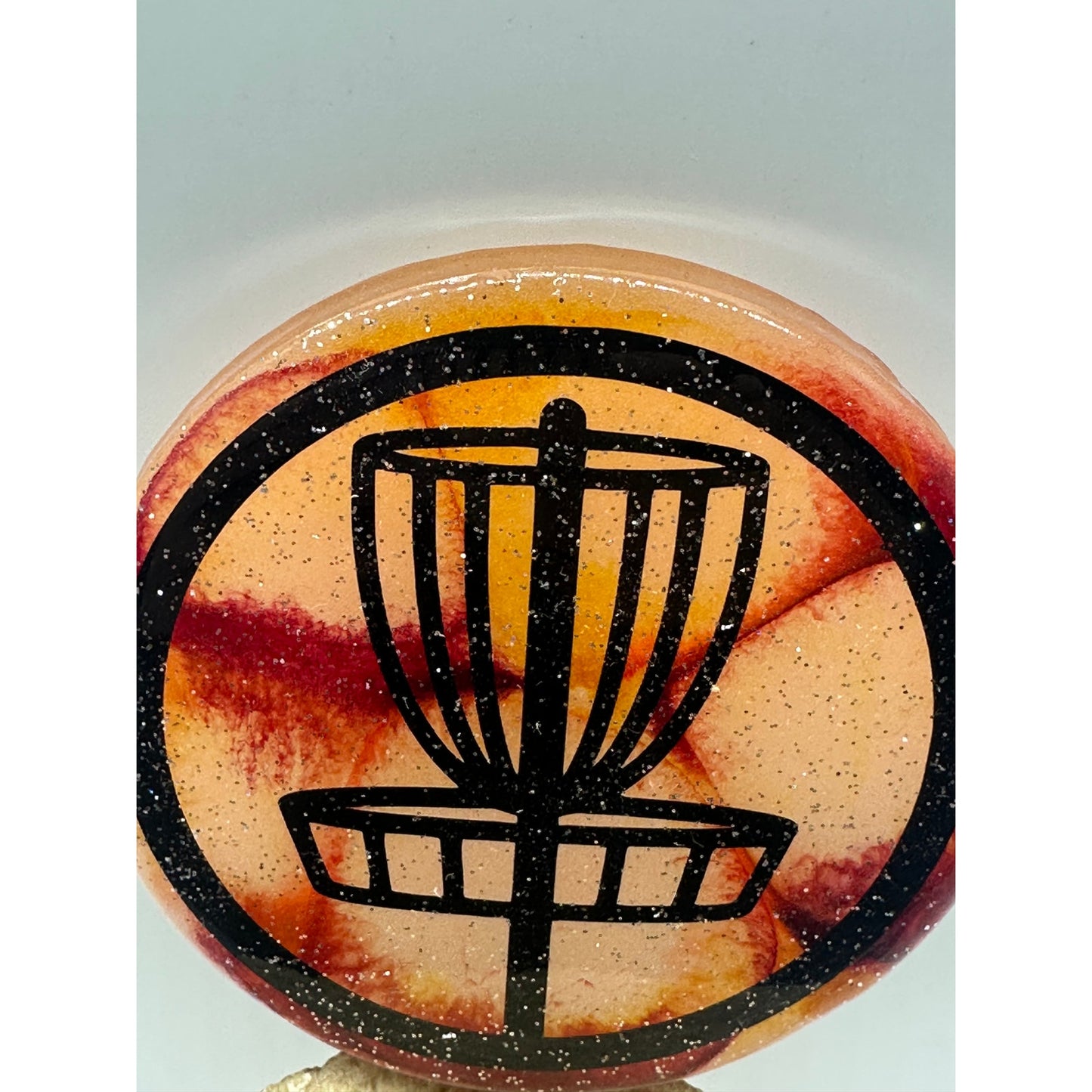 Disc Golf Mini Marker Custom Hand Poured Epoxy Resin One Of A Kind Mini
