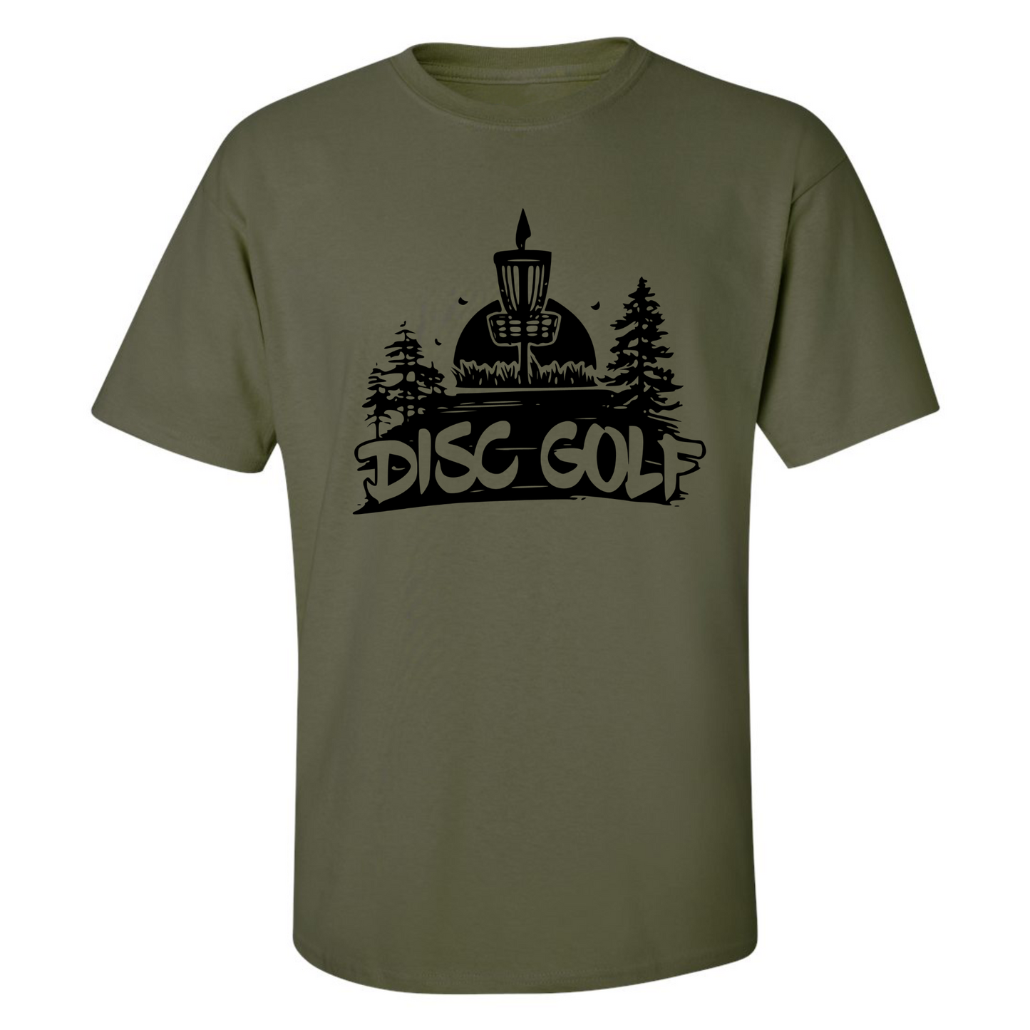 Disc Golf T Shirt DISCGOLF SUNSET Discgolfer Discgolfing Shirt