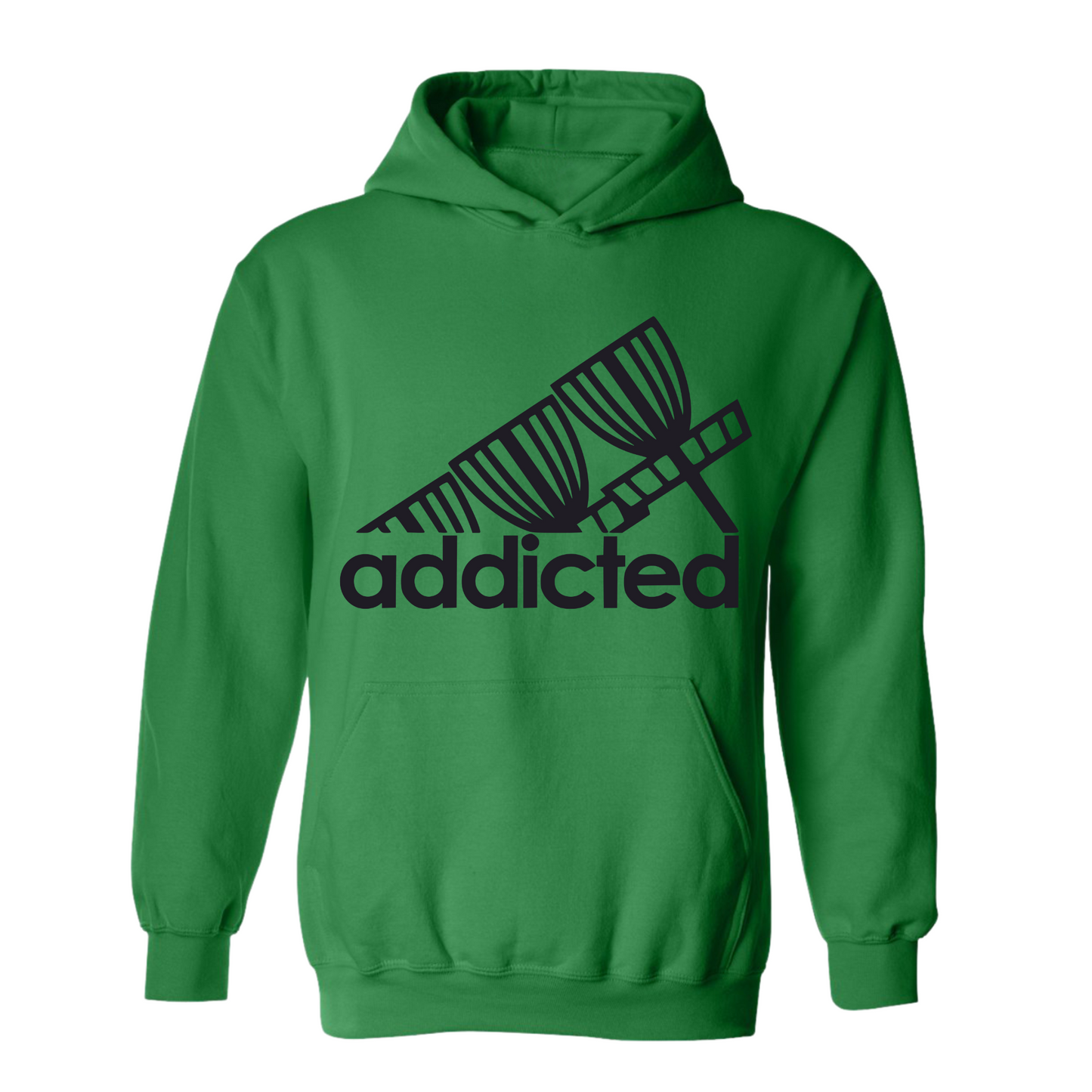 Disc Golf Hoodie Addicted Discgolfer Discgolfing Athletic Sweatshirt