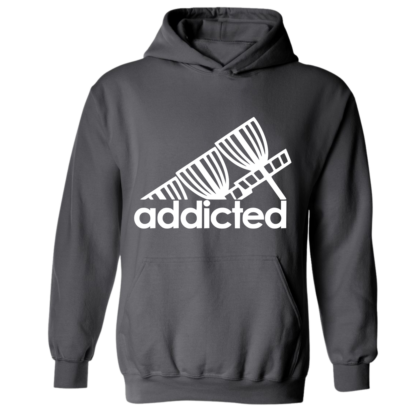 Disc Golf Hoodie Addicted Discgolfer Discgolfing Athletic Sweatshirt