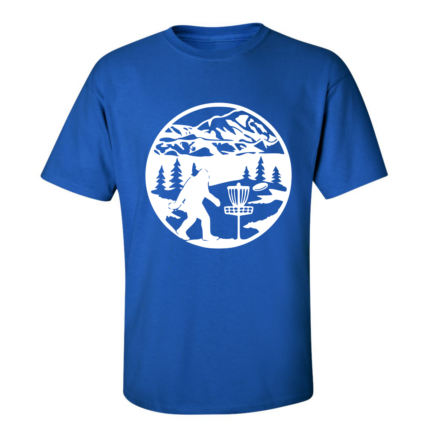 Disc Golf T Shirt SASQUATCH MOUNTAINS Discgolfer Discgolfing Shirt