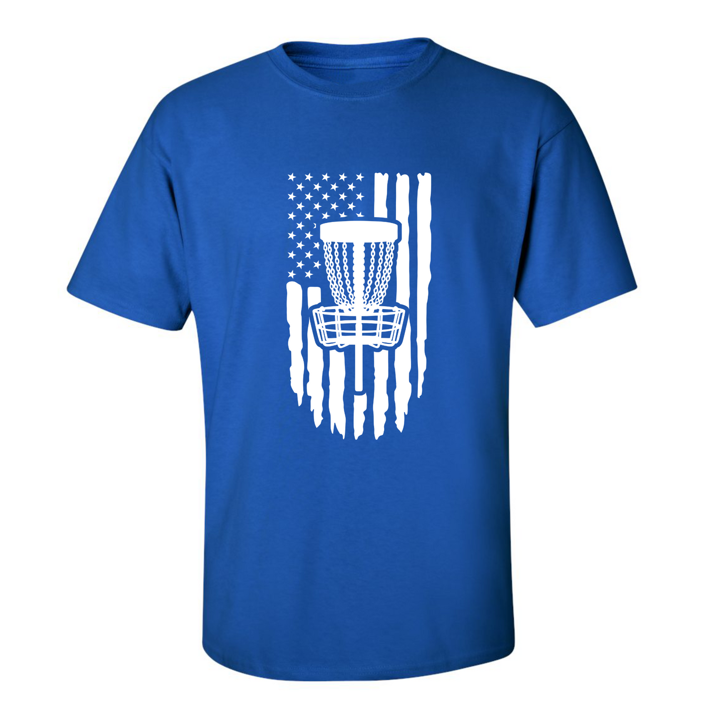 Disc Golf Shirt American Flag PATRIOTIC Discgolfing Discgolfer Graphic T-Shirt