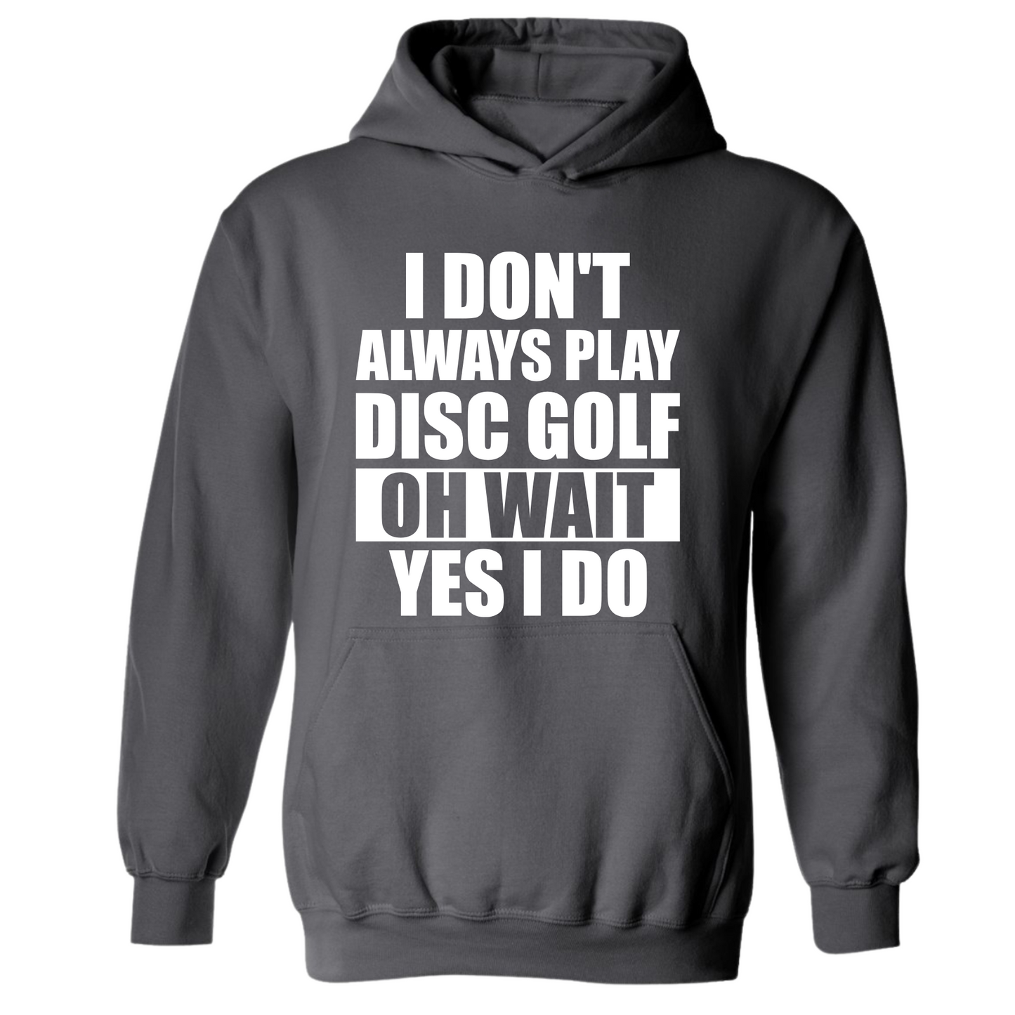 Disc Golf Hoodie I Dont Always Play DiscGolf Funny Discgolfing Sweatshirt