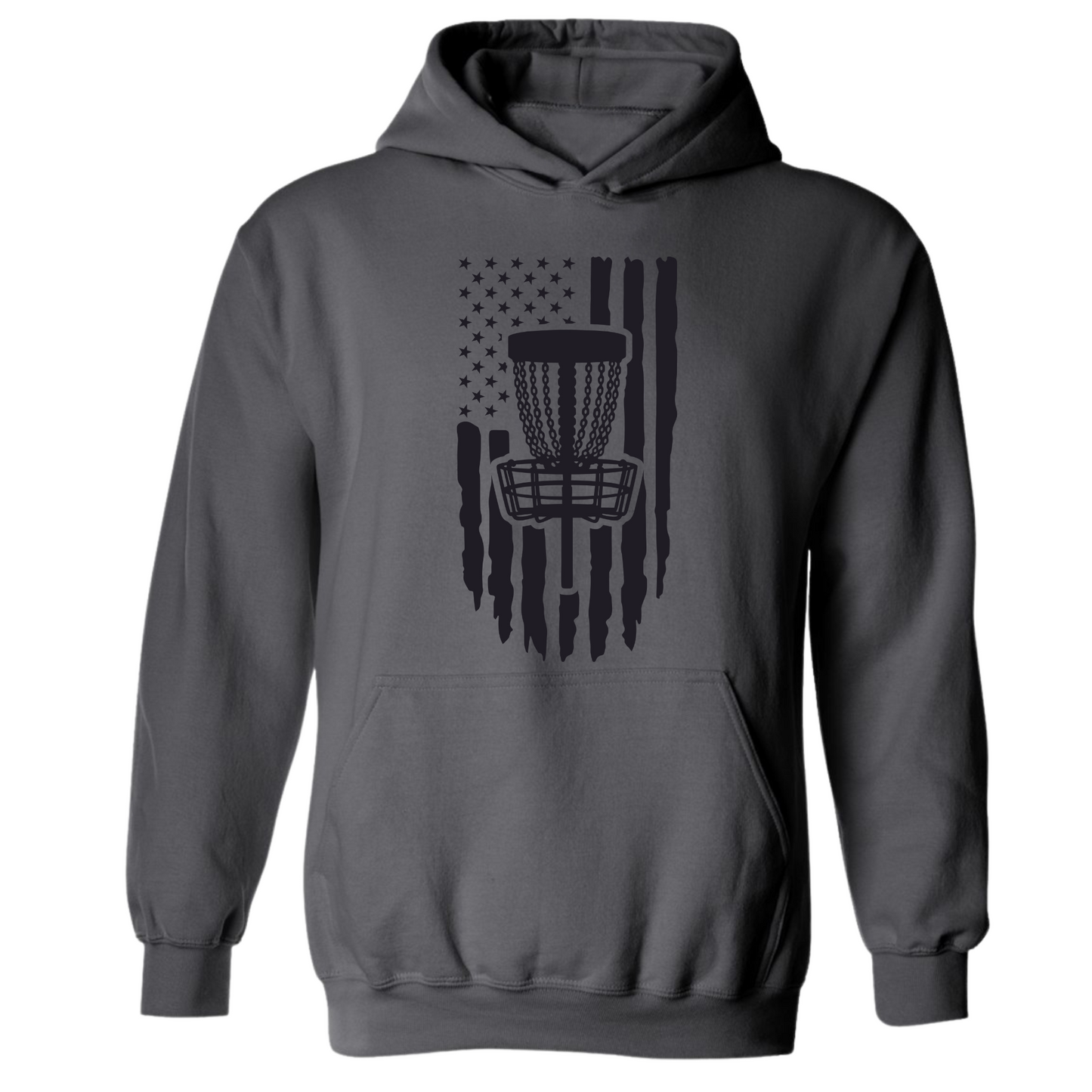 Disc Golf Hoodie PATRIOTIC AMERICAN Flag Discgolfing Sweatshirt