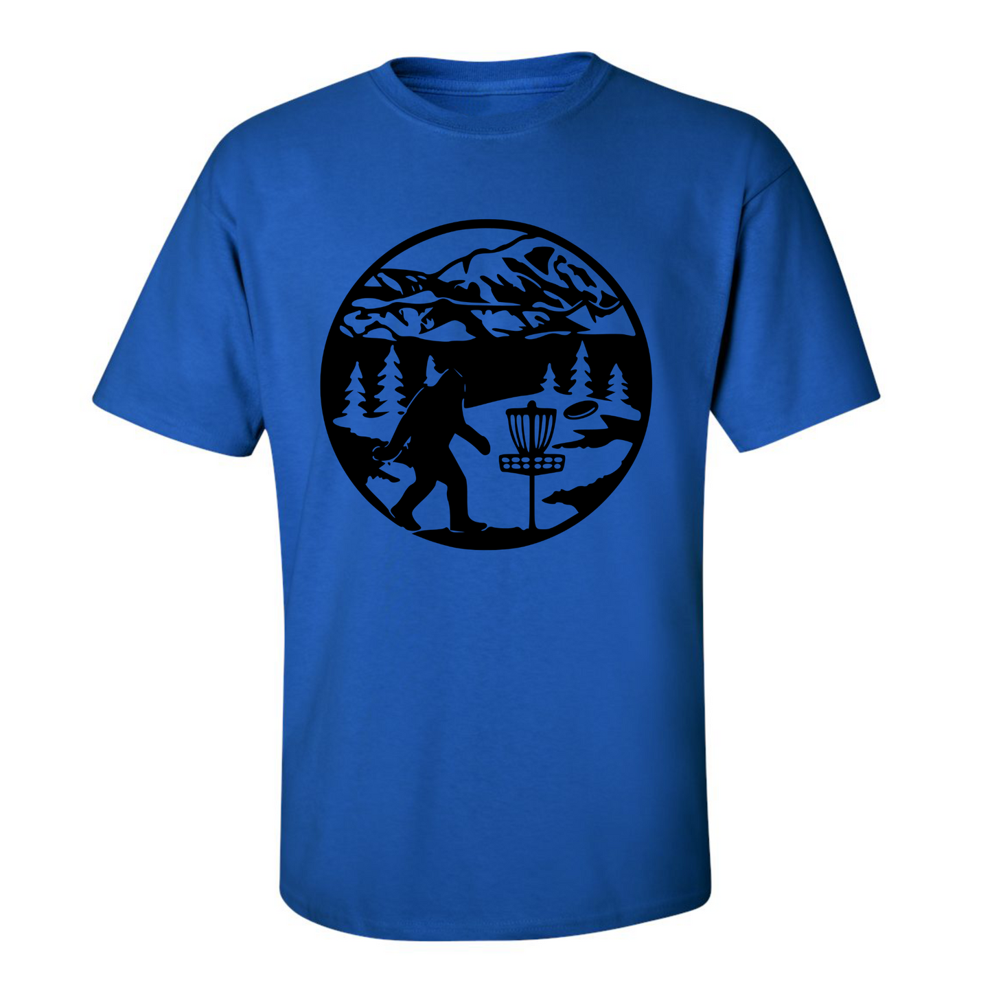 Disc Golf T Shirt SASQUATCH MOUNTAINS Discgolfer Discgolfing Shirt