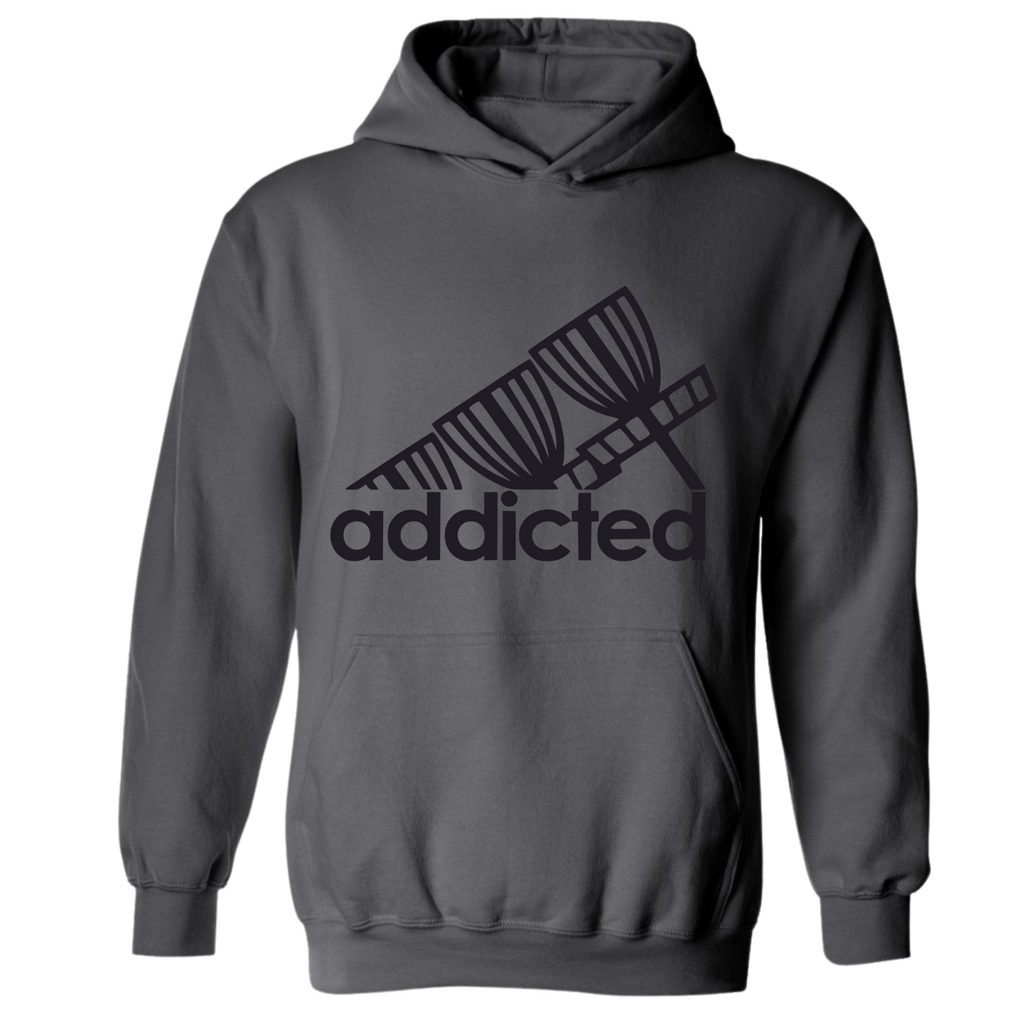 Disc Golf Hoodie Addicted Discgolfer Discgolfing Athletic Sweatshirt