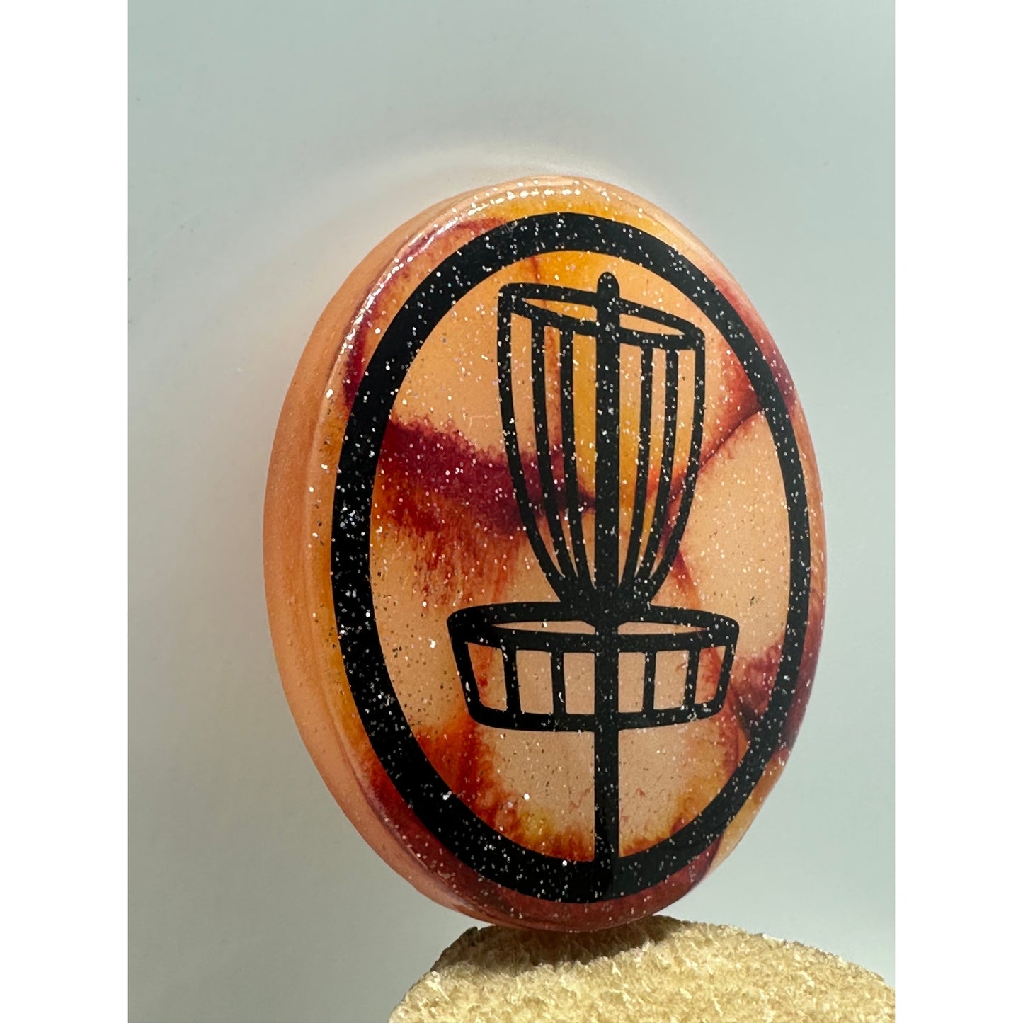Disc Golf Mini Marker Custom Hand Poured Epoxy Resin One Of A Kind Mini