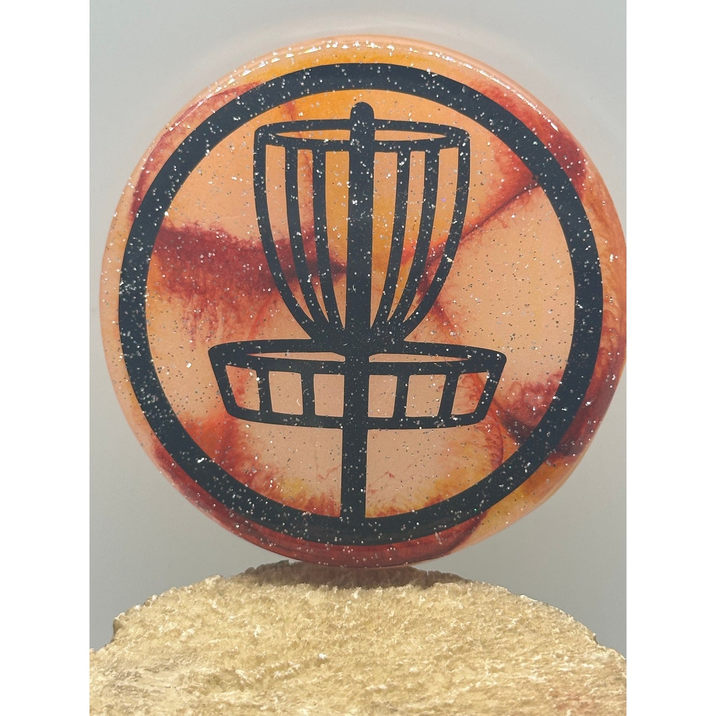 Disc Golf Mini Marker Custom Hand Poured Epoxy Resin One Of A Kind Mini