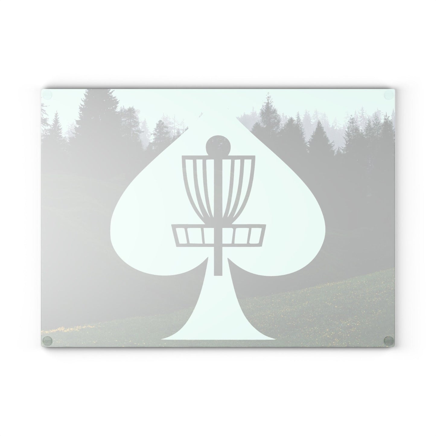 Disc Golf Aces Glass Cutting Board Discgolf Discgolfer Gift
