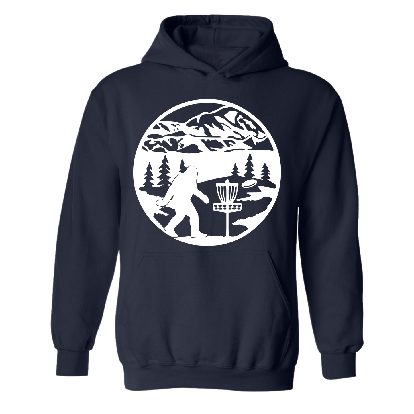 Disc Golf Hoodie SASQUATCH MOUNTAINS Discgolfer Discgolfing Sweatshirt