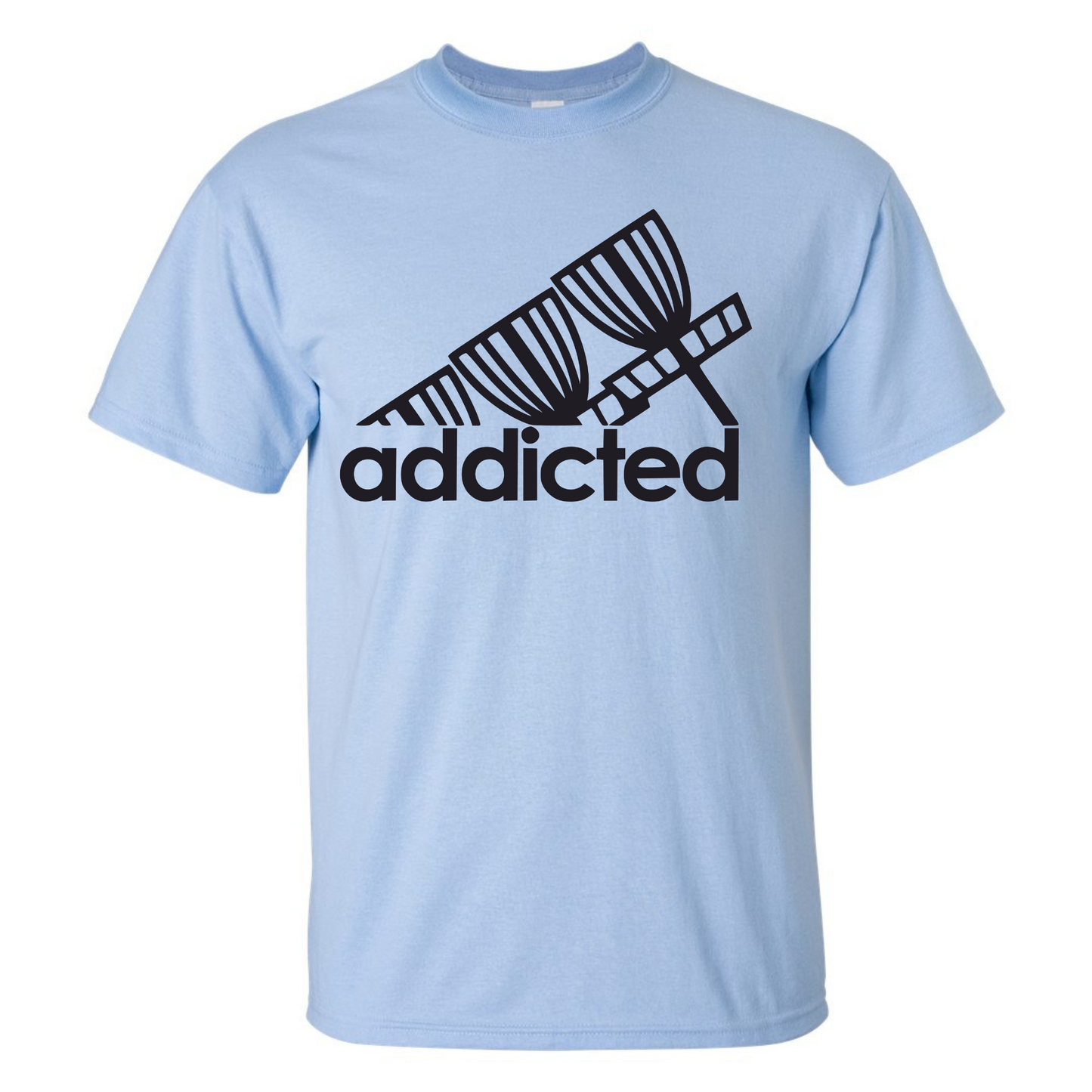 Disc Golf T Shirt ADDICTED Discgolfer Discgolfing Shirt