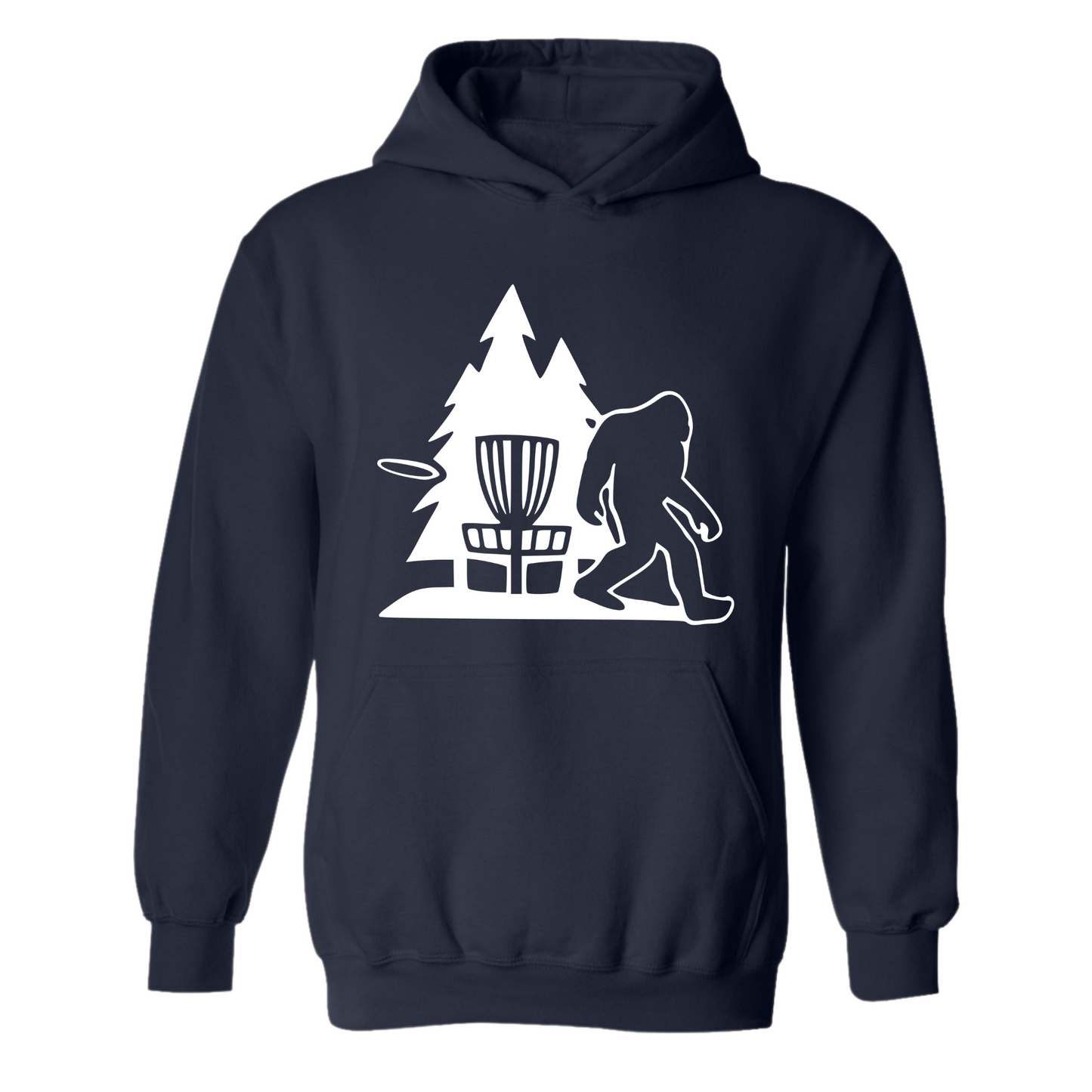 Disc Golf Hoodie SASQUATCH BASKET Discgolfer Discgolfing Sweatshirt