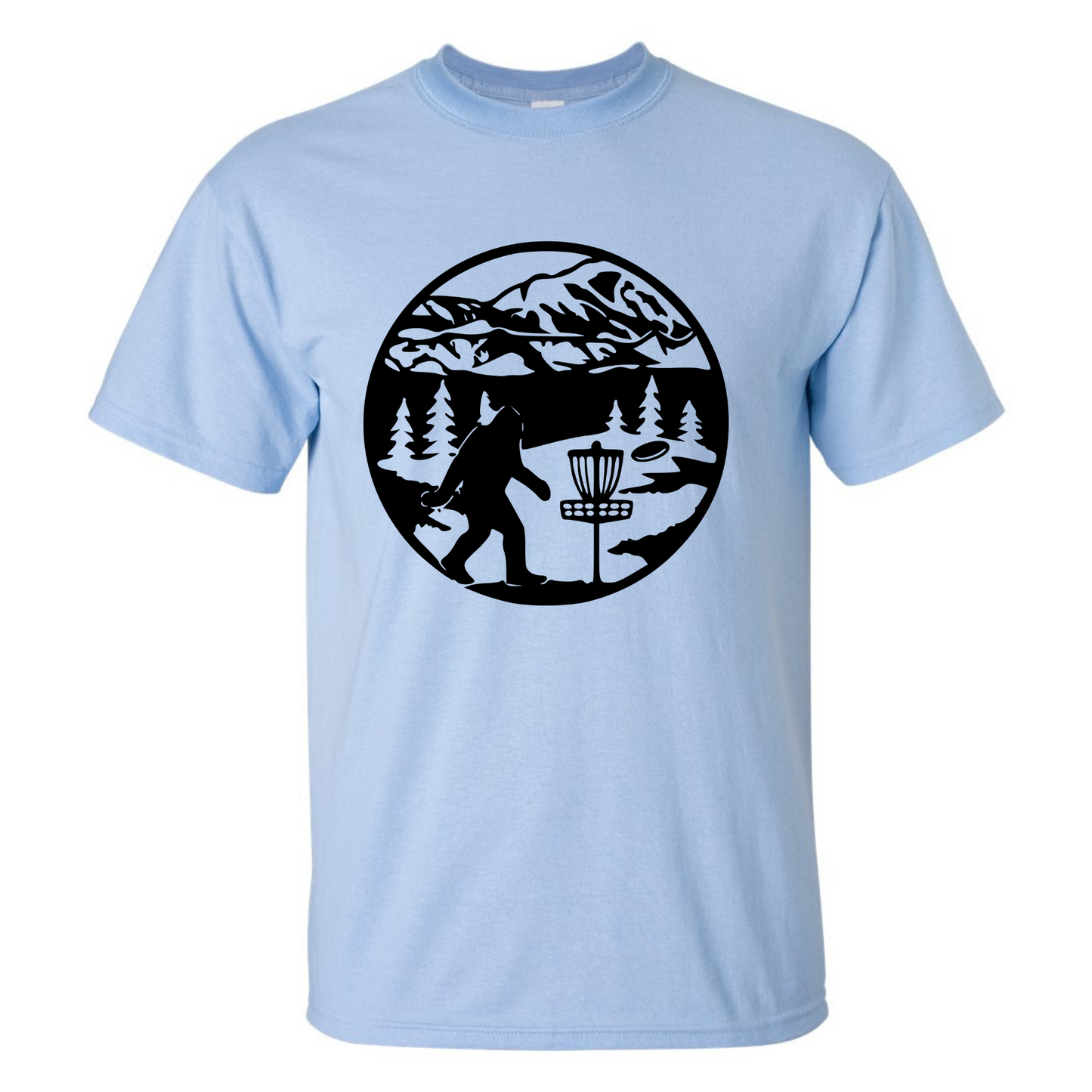Disc Golf T Shirt SASQUATCH MOUNTAINS Discgolfer Discgolfing Shirt