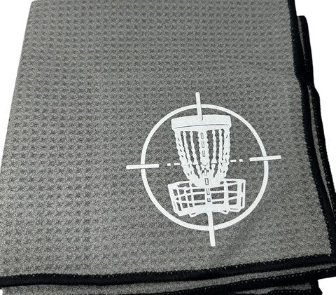 Disc Golf Towel Customized W/ YOUR LOGO Waffle W/Grommet Clip Golfing Towel