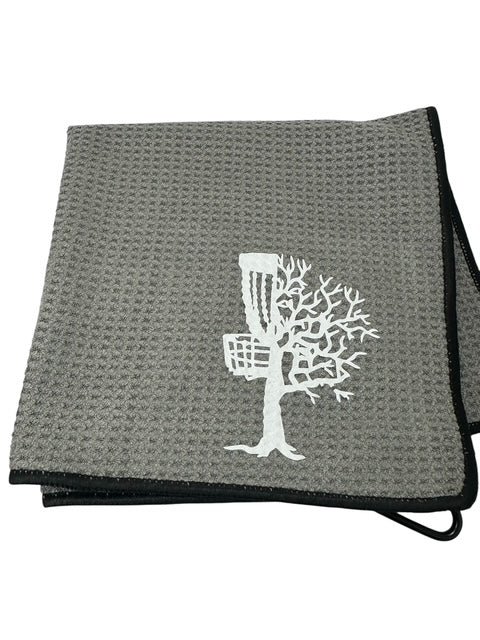 Disc Golf Towel Customized W/ YOUR LOGO Waffle W/Grommet Clip Golfing Towel