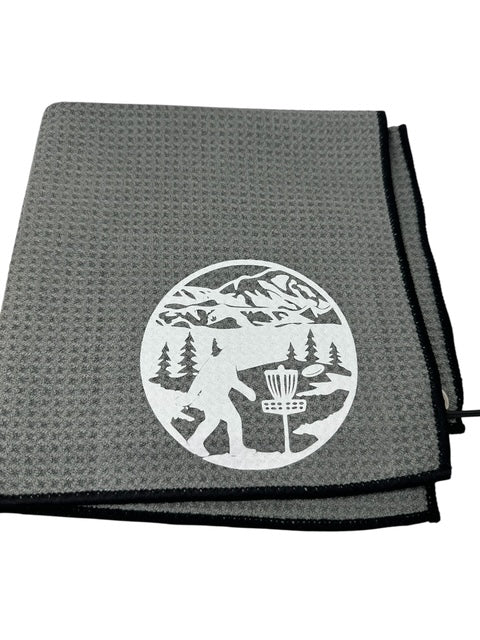 Disc Golf Towel Customized W/ YOUR LOGO Waffle W/Grommet Clip Golfing Towel