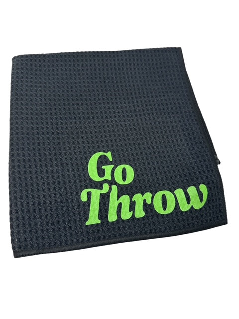 Disc Golf Towel Customized W/ YOUR LOGO Waffle W/Grommet Clip Golfing Towel