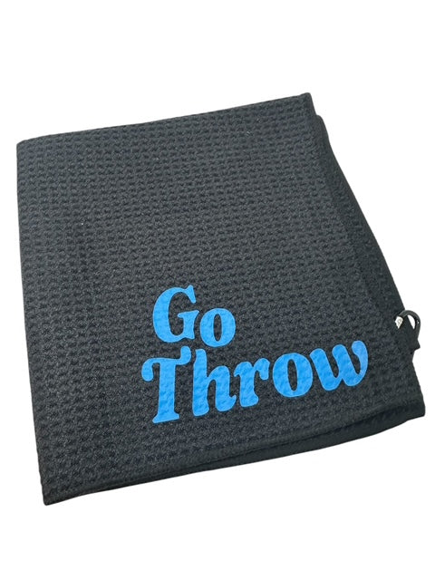 Disc Golf Towel Customized W/ YOUR LOGO Waffle W/Grommet Clip Golfing Towel