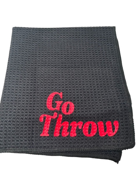 Disc Golf Towel Customized W/ YOUR LOGO Waffle W/Grommet Clip Golfing Towel
