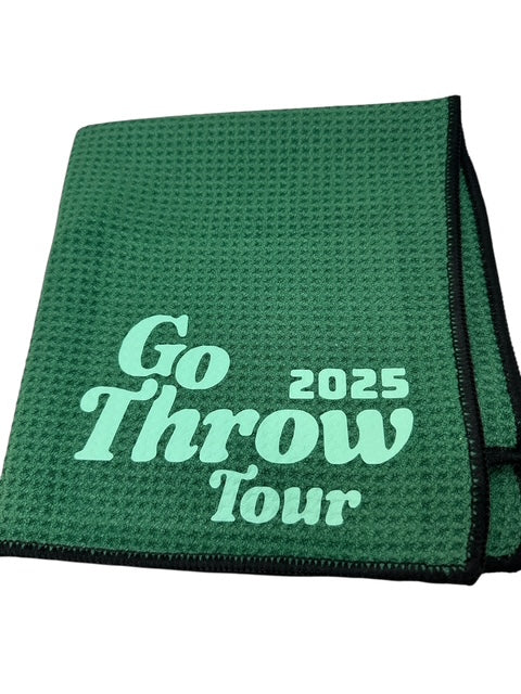 Disc Golf Towel Customized W/ YOUR LOGO Waffle W/Grommet Clip Golfing Towel