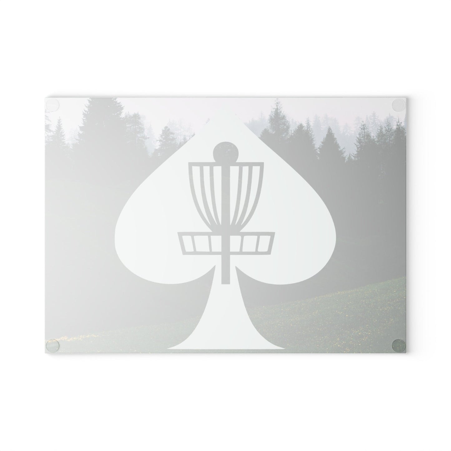 Disc Golf Aces Glass Cutting Board Discgolf Discgolfer Gift