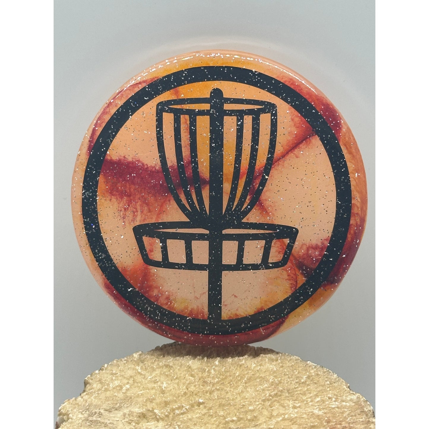 Disc Golf Mini Marker Custom Hand Poured Epoxy Resin One Of A Kind Mini