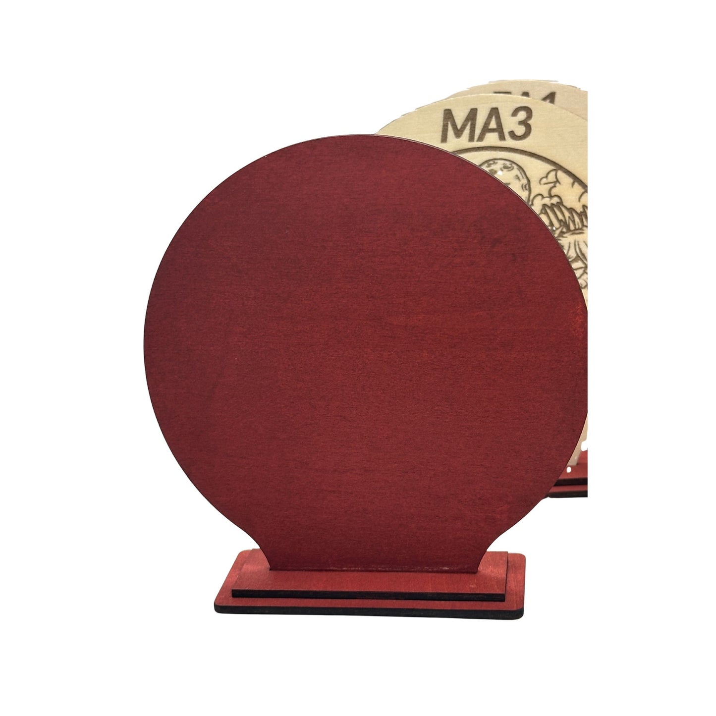 Custom Laser Engraved Mini Trophies Custom Sports Plaque Customizable Wood Trophy Gift