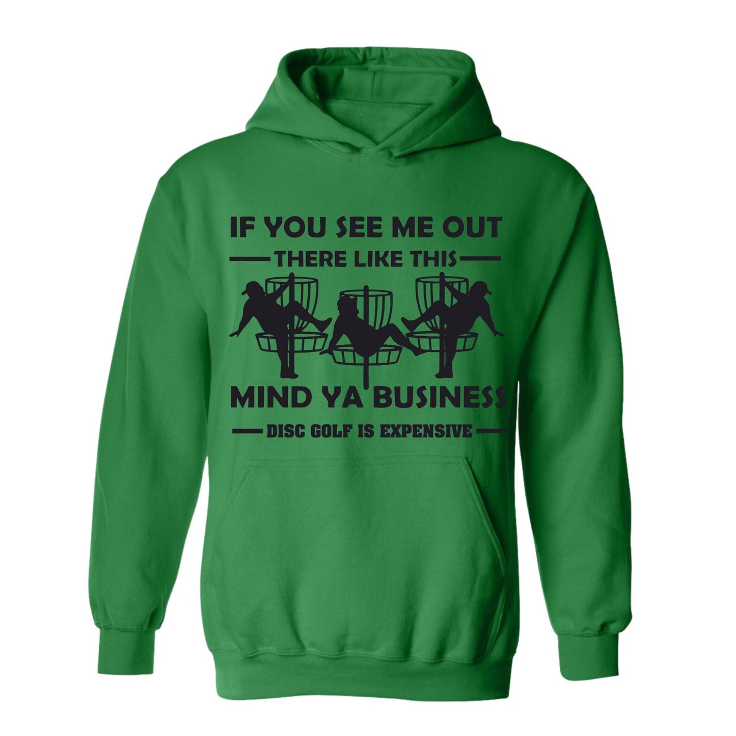 Disc Golf Hoodie Discgolf Is Expensive Funny Man Stripper Mens Sweatshirt