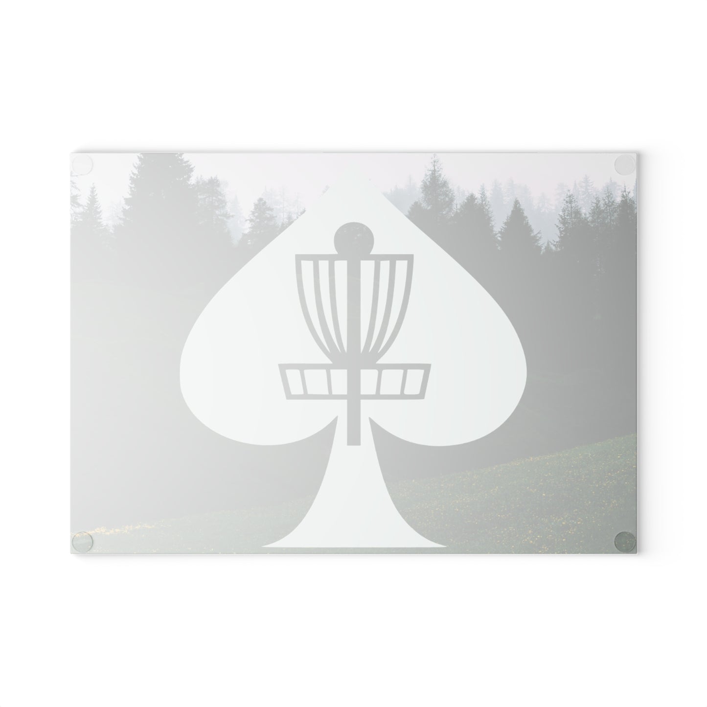 Disc Golf Aces Glass Cutting Board Discgolf Discgolfer Kitchen Cooking Gift