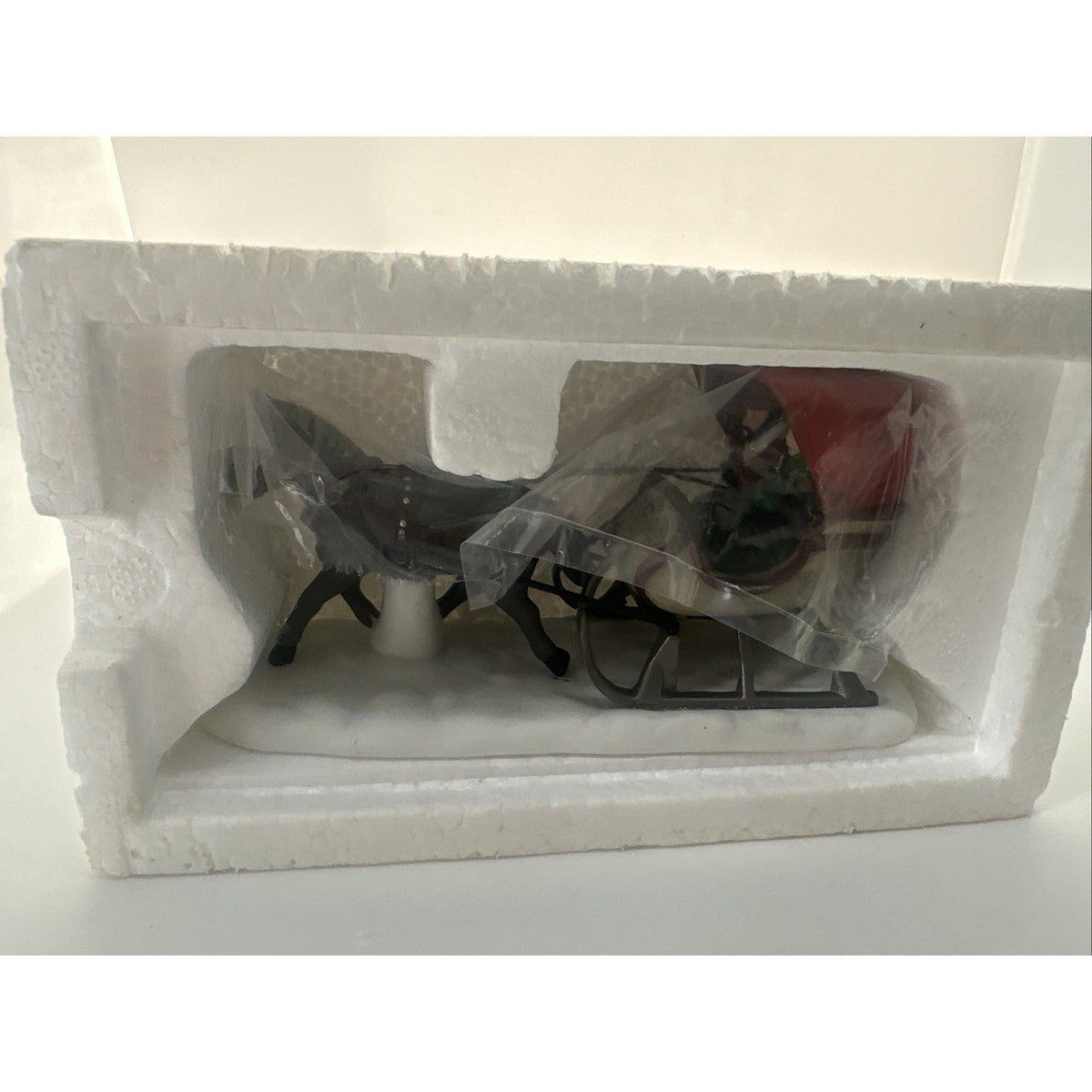 Dept 56 One Horse Open Sleigh Heritage Village Collection #5982-0 Retired W/ Box