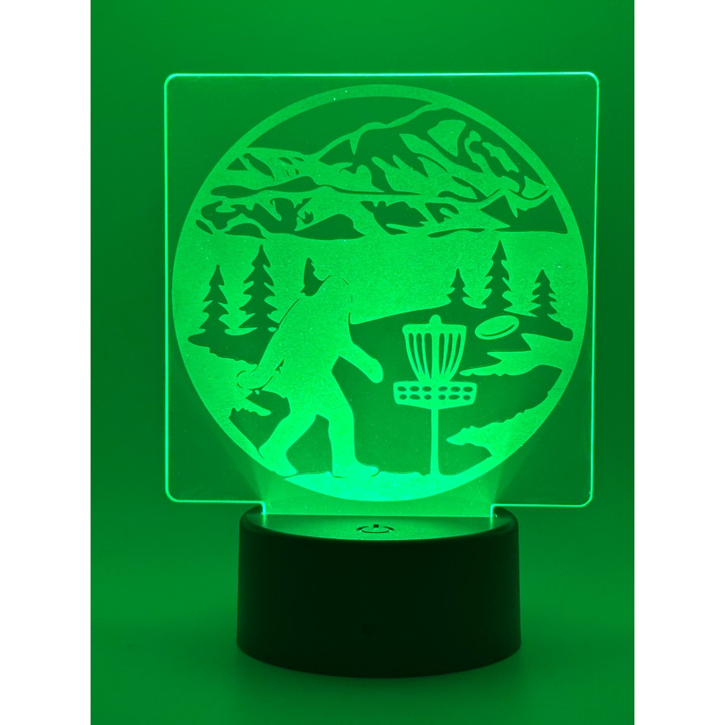 Disc Golf Laser Engraved LED light, Disc Golf Gift, Sport Gift, LED Night Light, Engraved Gift, Coach Gift, Player Gift, Golf, Sports, Frisbee