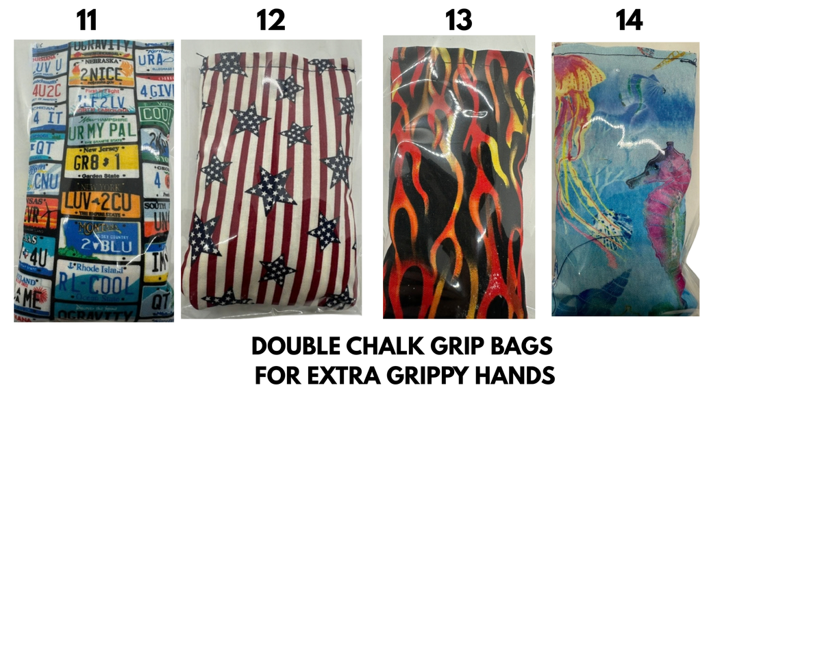 Disc Golf Grip Bags DOUBLE Chalk SportSacks Sweaty Hands Helper Dry Hands