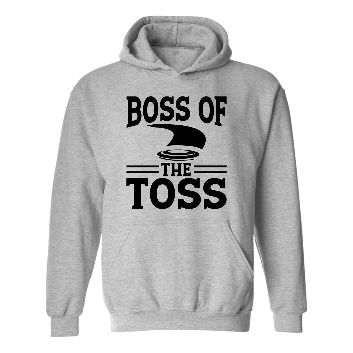 Disc Golf Funny Hoodie BOSS of The Toss Discgolfing Discgolfer Gift Sweatshirt