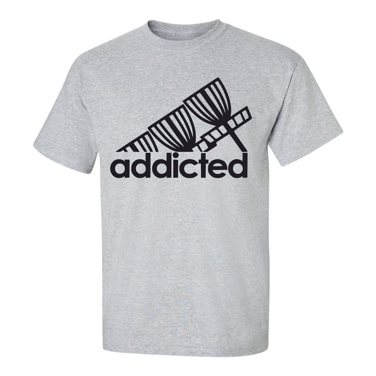 Disc Golf T Shirt ADDICTED Discgolfer Discgolfing Shirt