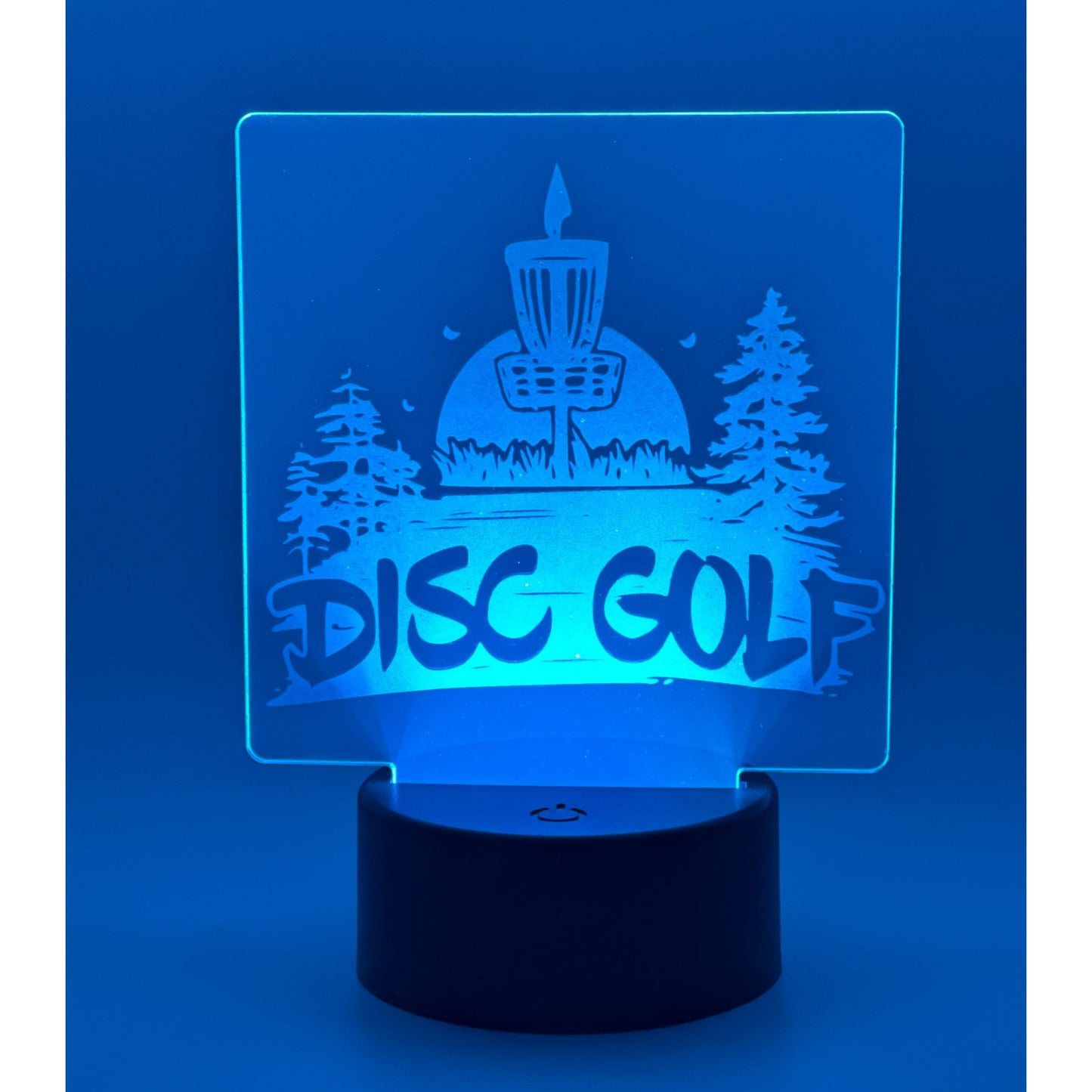 Disc Golf Laser Engraved LED light, Disc Golf Gift, Sport Gift, LED Night Light, Engraved Gift, Coach Gift, Player Gift, Golf, Sports, Frisbee