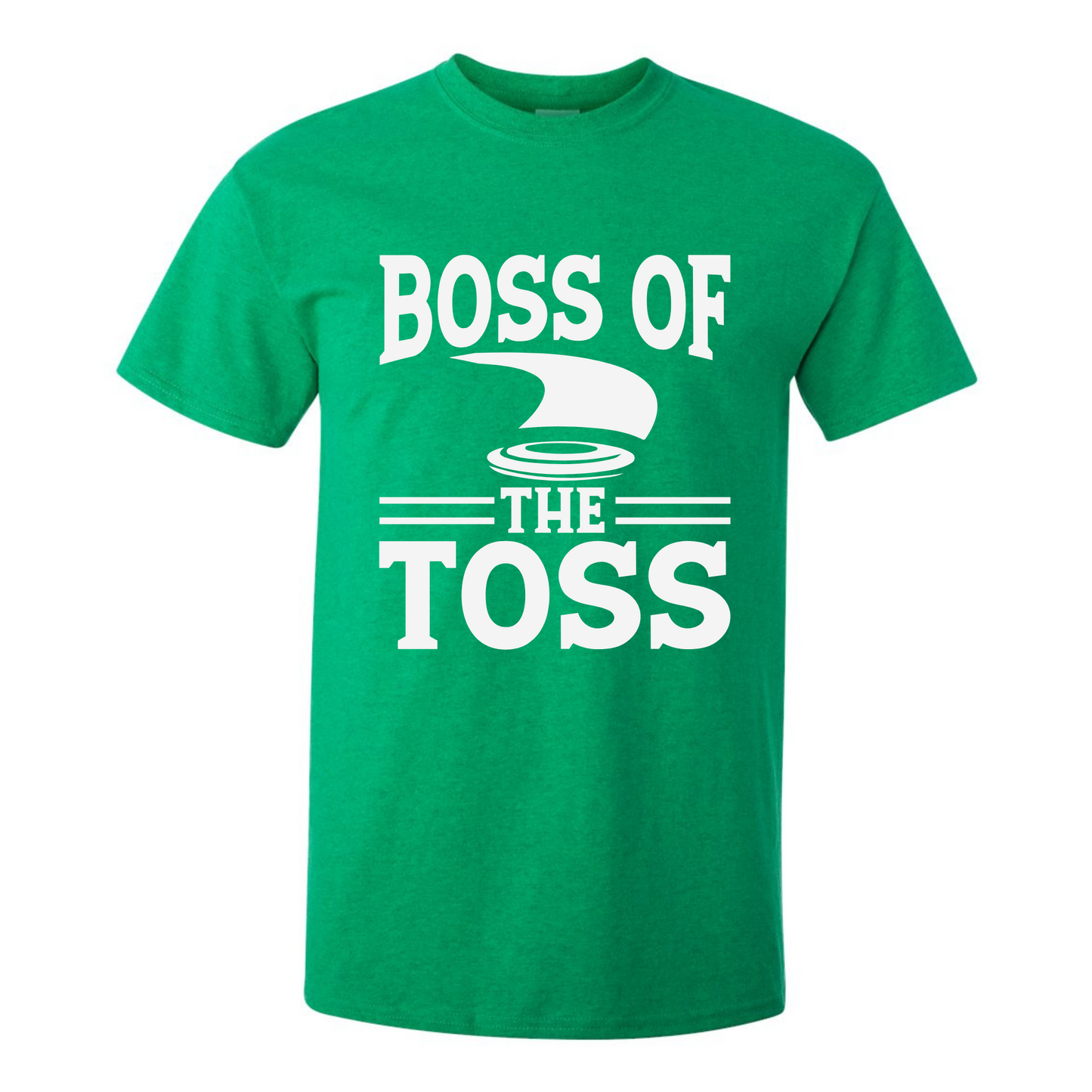 Disc Golf Shirt BOSS of the TOSS Mens Discgolfing Graphic T-Shirt