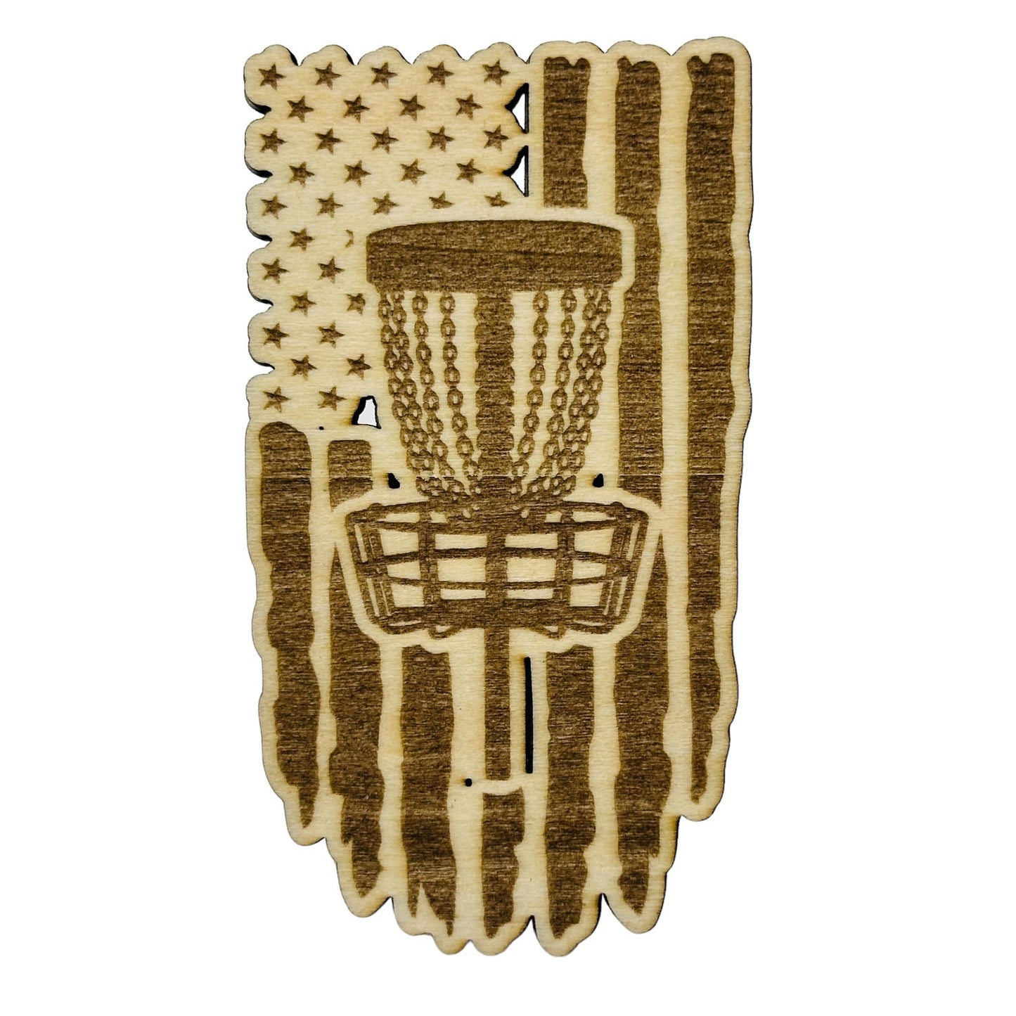 Disc Golf Car Air Freshener Laser Engraved Wood Vent Clip On CHOOSE DESIGN