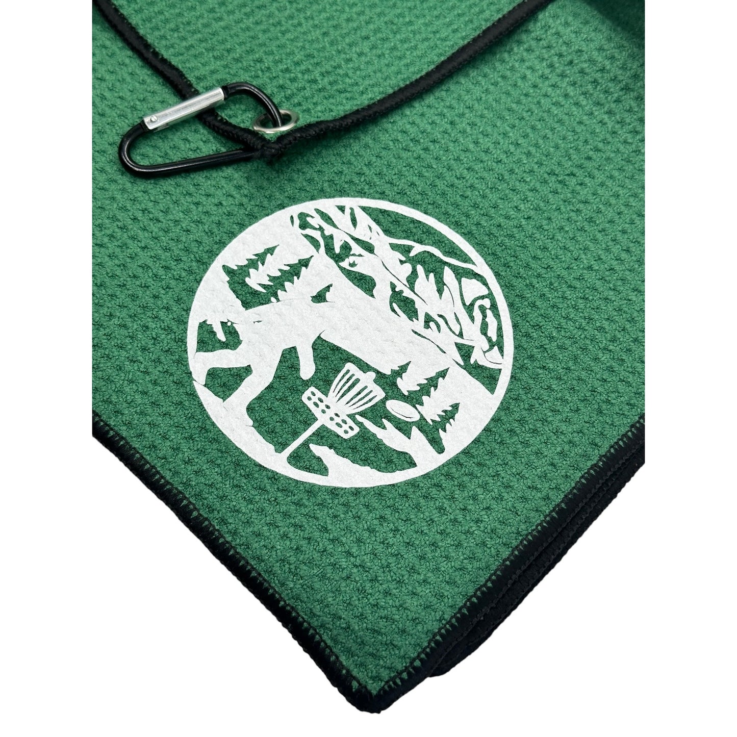 Disc Golf Waffle Towel Custom Vinyl Logo Grommet Clip On CHOOSE COLOR/LOGO