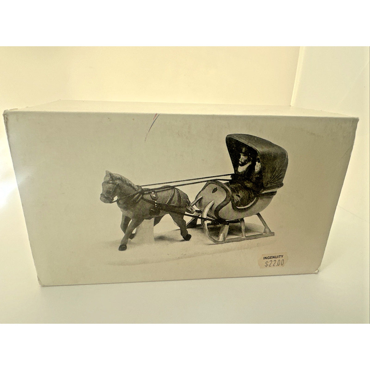Dept 56 One Horse Open Sleigh Heritage Village Collection #5982-0 Retired W/ Box