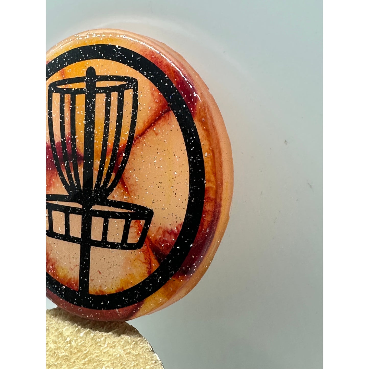 Disc Golf Mini Marker Custom Hand Poured Epoxy Resin One Of A Kind Mini