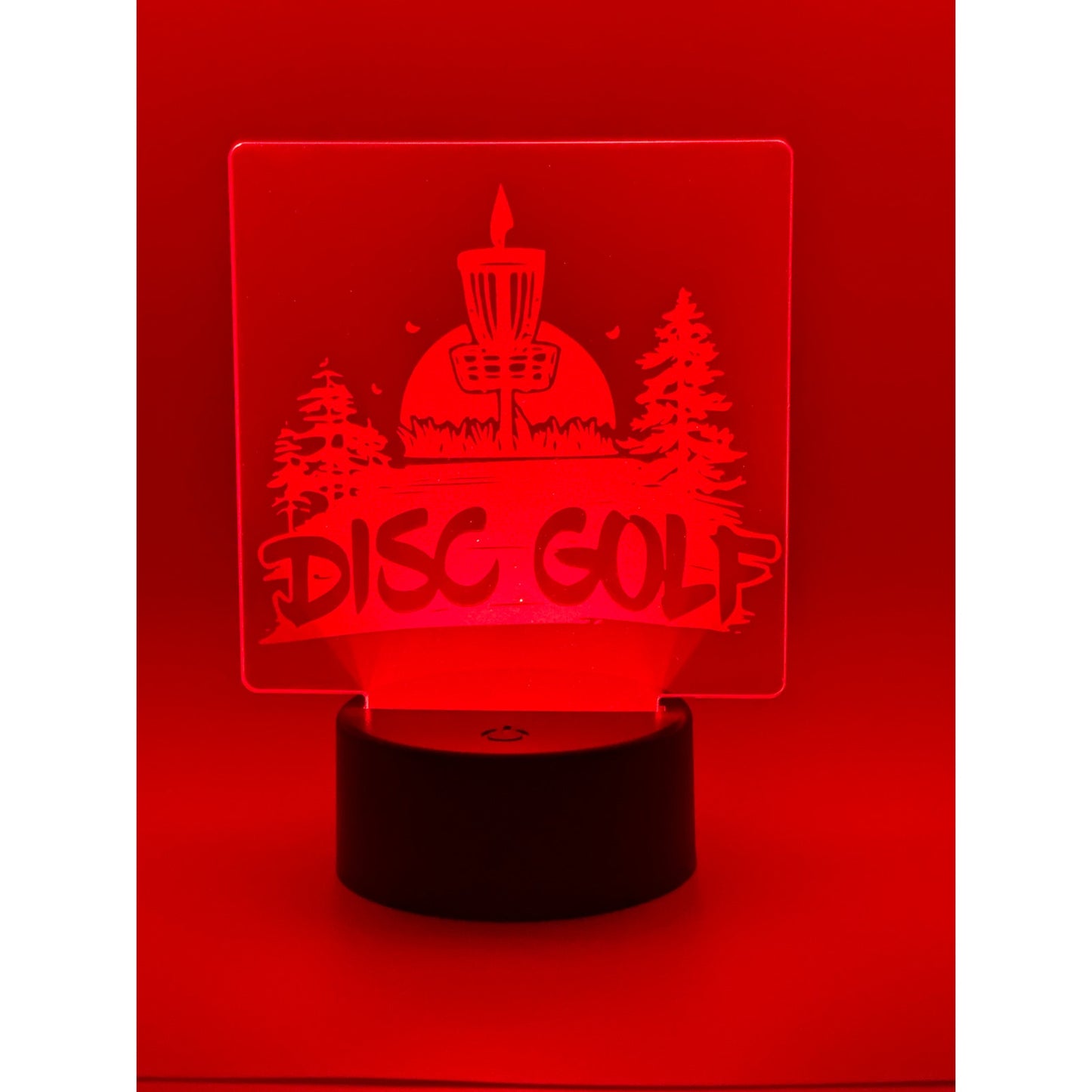 Disc Golf Laser Engraved LED light, Disc Golf Gift, Sport Gift, LED Night Light, Engraved Gift, Coach Gift, Player Gift, Golf, Sports, Frisbee