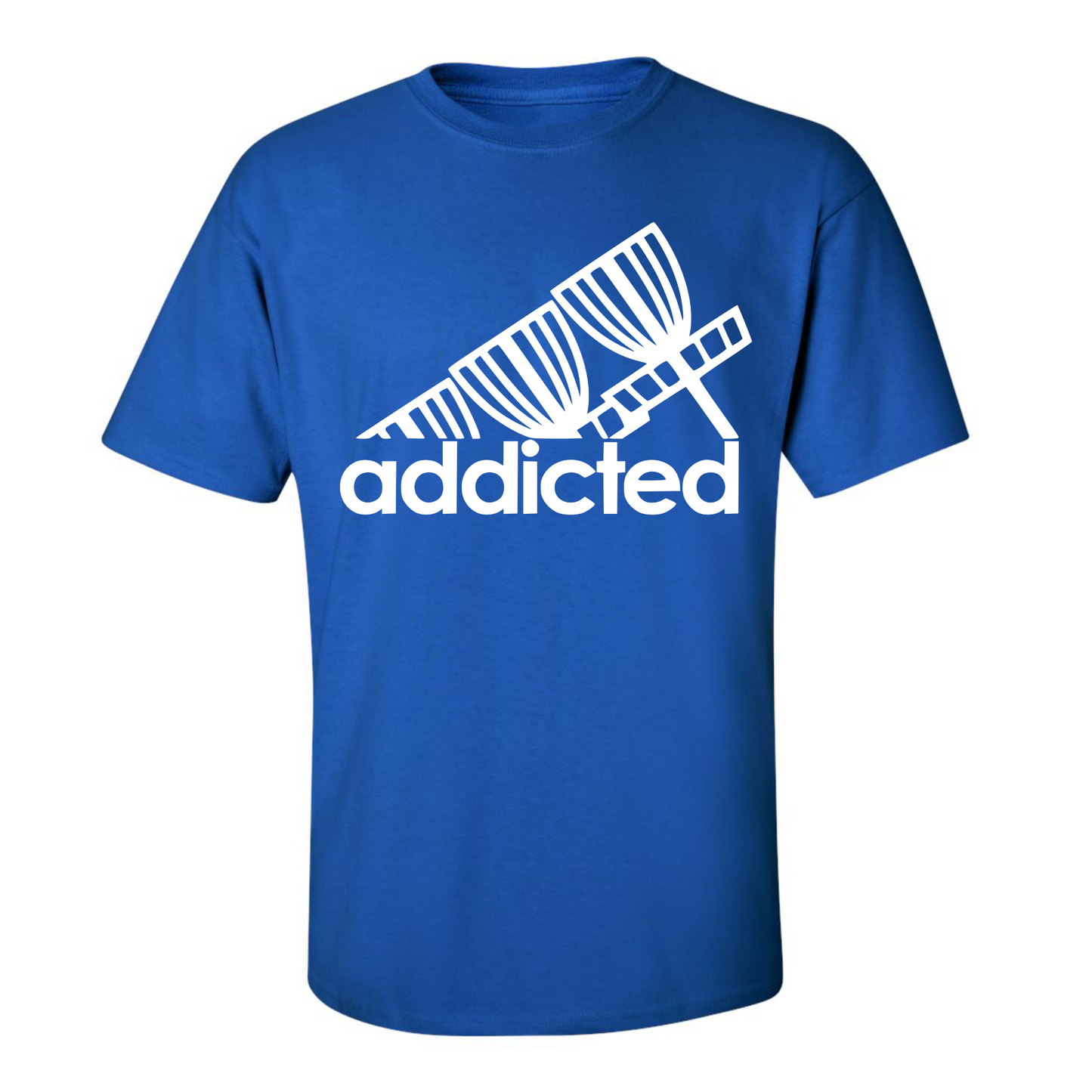 Disc Golf T Shirt ADDICTED Discgolfer Discgolfing Shirt