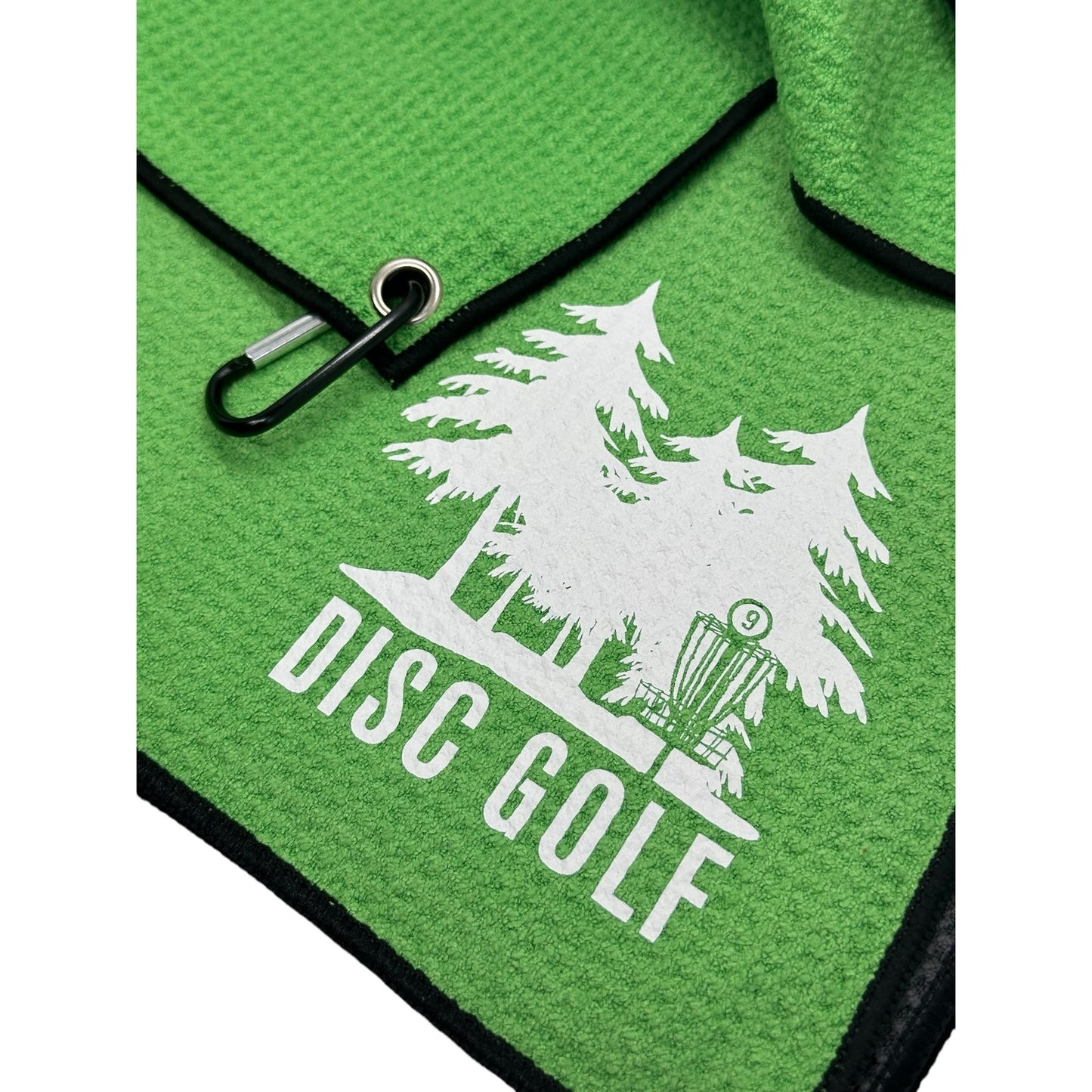 Disc Golf Waffle Towel Custom Vinyl Logo Grommet Clip On CHOOSE COLOR/LOGO